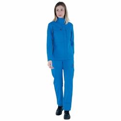 Lafont - Pantalon de travail pour femmes JADE Bleu Azur Taille M - M bleu 3609705777001_0