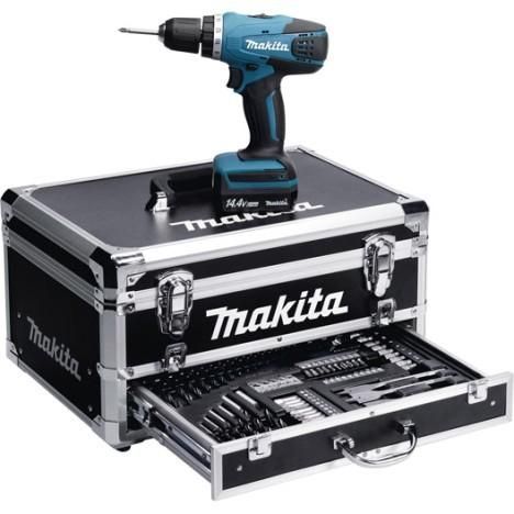 COFFRET PERCEUSE VISSEUSE 14.4V + ACCESSOIRES MAKITA - DF347DWEX3