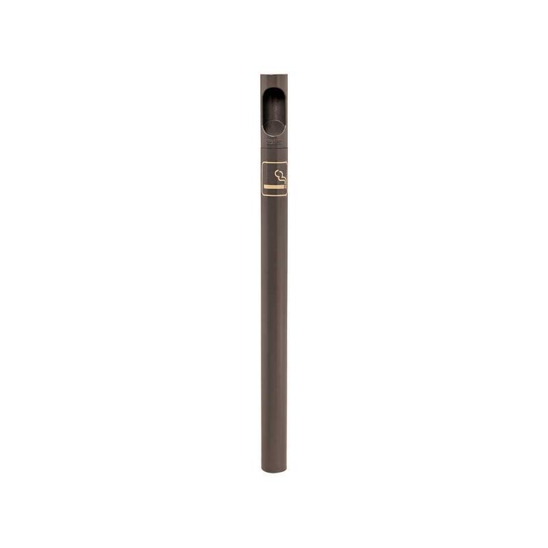Potelet-cigarette ref : 206580.Gpro - contenance 3000 mégots - tube acier Ø 76 mm - tête aluminium moulé_0