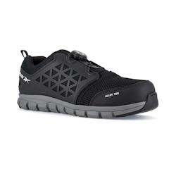 Reebok - Chaussures de sécurité basses noire embout aluminium et système de laçage UTURN S1P SRC Noir Taille 36 - 36 noir matière synthétique 06_0