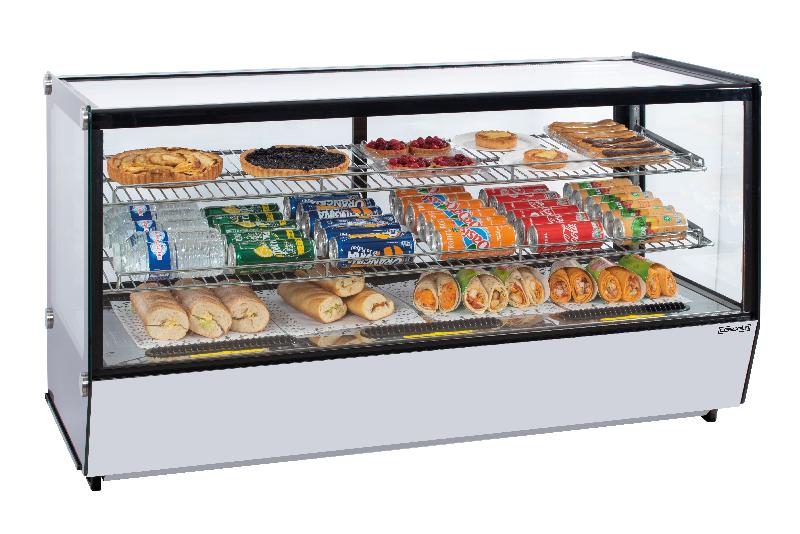 Vitrine réfrigérée positive 200 litres - Double vitrage - Éclairage LED - CASSELIN CVRE200L_0