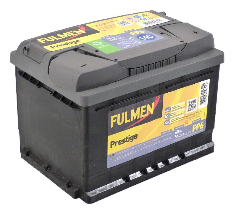 FULMEN BAT FP6 - Batterie de démarrage 540A 60Ah L2B - Modèle Prestige_0