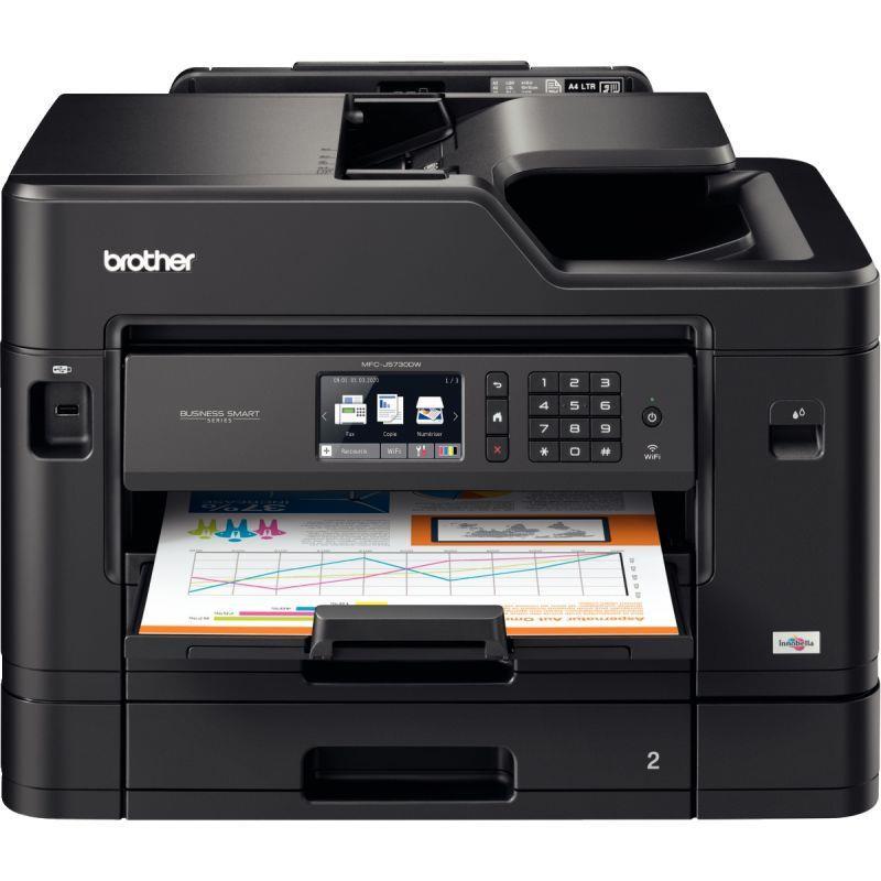 871694 - Imprimante multifonction jet d'encre Brother MFC-J5730DW - Business Smart avec double bac et chargeur recto-verso_0