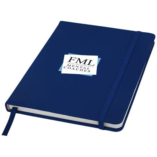 Carnet de notes A5 Spectrum - Fermeture élastique assortie - 96 pages blanches (60g/m2) - Réf. 10709101_0