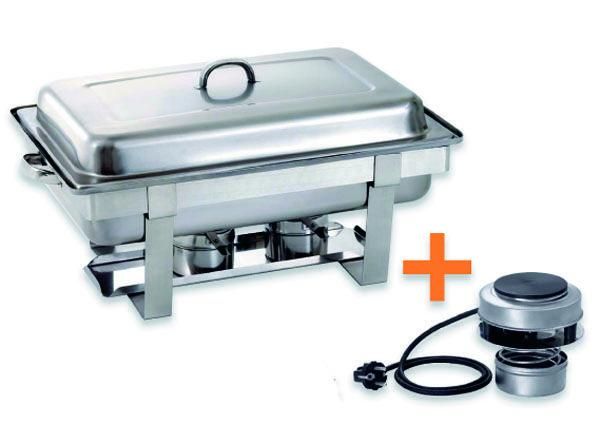 CHAFING DISH GN 1/1 CHAFING DISH GN 1/1 AVEC PLAQUE ELECTRIQUE