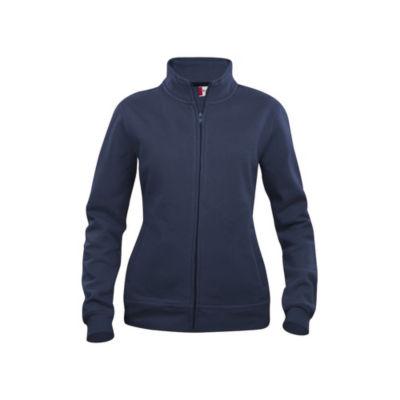 CLIQUE Sweat basic zippé Femme Bleu Marine XS_0