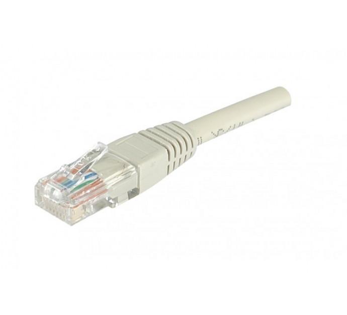 Cordon RJ45 Catégorie 6 U/UTP Gris - 0,5 m 854182 - Transmission jusqu'à 250 MHz et 1 Gbps_0
