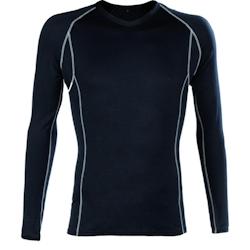 Coverguard - Tee-shirt Long Sleeve noir BODYWARMER Noir Taille M - M 3435245508221_0