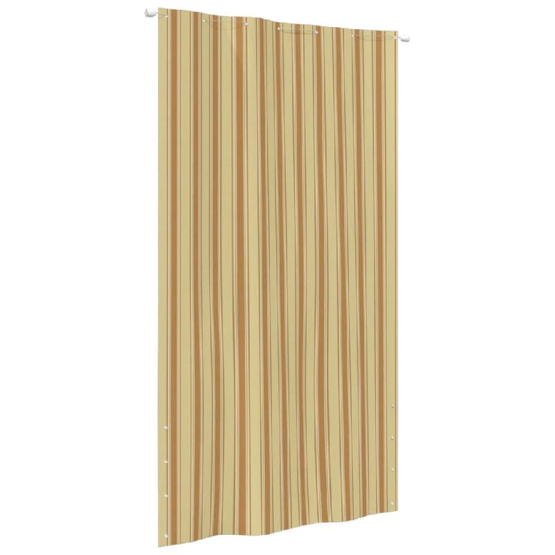 ÉCRAN DE BALCON BRISE PARE VUE PROTECTION CONFIDENTIALITÉ JAUNE ET ORANGE 140 X 240 CM TISSU OXFORD 02_0010217_0