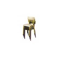 Fanny - chaises empilables Serem - assise renforcée en hêtre multiplis avec revêtement stratifié_0