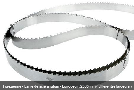 Forezienne - lame de scie à ruban - longueur : 2360 mm ( différentes largeurs )_0