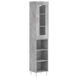 Helloshop26 - Buffet bahut commode armoire meuble de rangement organisateur cuisine salle de séjour salon haut 34,5 x 34 x 180 cm 02_0034283 - 300021_0