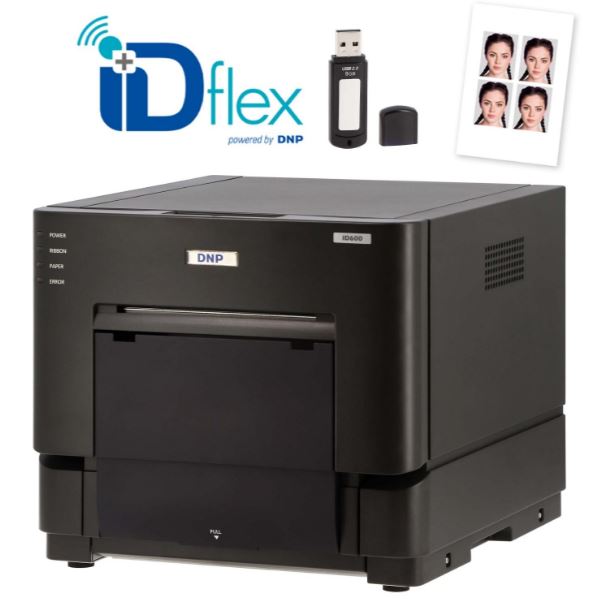 Kiosque photo identité ID+Flex avec imprimante thermique ID600 - DNP - Compatible ANTS et impression rapide 12,4s_0