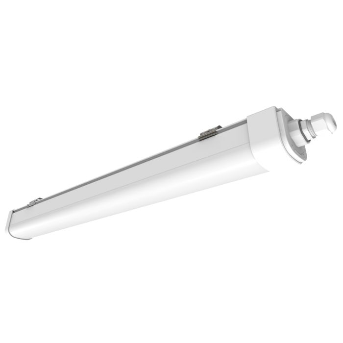 Luminaire étanche de source led 46w, résistant équipe d'un diffuseur polycarbonate opale - ip66  ik10 - travis 1500_0