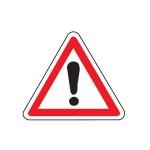 Panneau routier PA14021000-A14 - Danger - Aluminium avec profil triple bord et rétro-réfléchissant_0