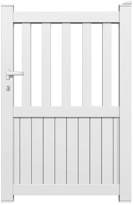 Portillon battant en aluminium - Modèle OPC-101 - Dimensions et coloris au choix_0