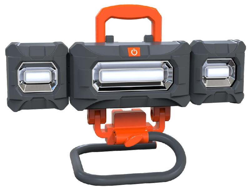 Projecteur d'extérieur LED 3 têtes - 45W - 2100lm - IP54 - Modes d'éclairage multiples_0