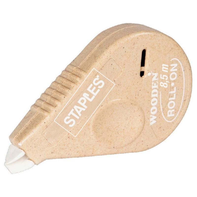 STAPLES ROLLER DE CORRECTION RECYCLE - STAPLES - 8,5 M X 4,2 MM