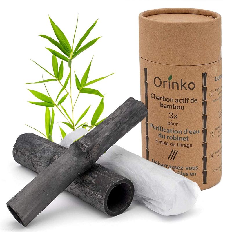 Takesumi de bambou x3 - charbons actifs - orinko - pour purifier l’eau_0