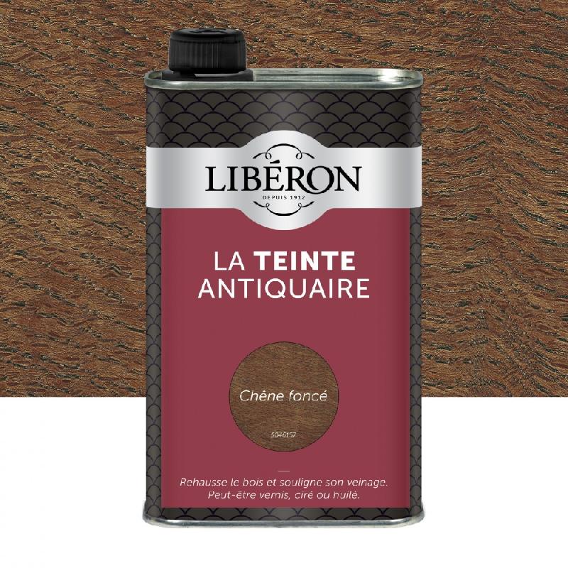 Teinte antiquaire pour bois durs - LIBERON - 0.5L chêne foncé - Séchage rapide_0