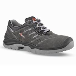 U-Power - Chaussures de sécurité basses classiques et robustes BELL - Environnements secs et chauds - S1P SRC Gris Taille 45 - 45 gris matière synt_0