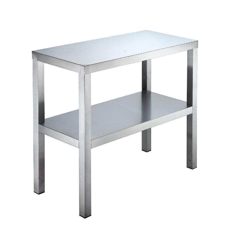 Vaiotec Étagère supérieure EASYLINE / 2 niveaux, 800 x 350 mm - argenté inox 10190_0