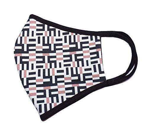 Masque de la bouche Weri - multifonction, style bandana, unisexe - 50% viscose, 50% coton - tailles M et L_0
