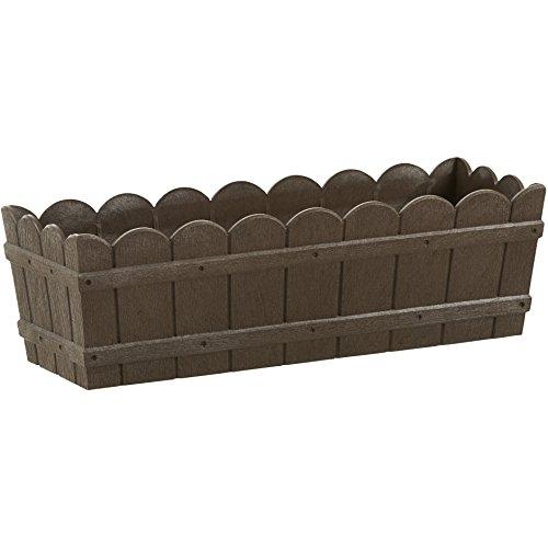 EMSA Jardinière Country brun - imitation bois authentique 28 x 28 x 18 cm - 515246_0