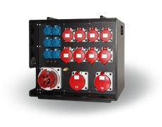114-05-337 - Coffret de distribution empilable - Indu Electric - Entrée CEE 63A 400V 5P - Sorties multiples_0