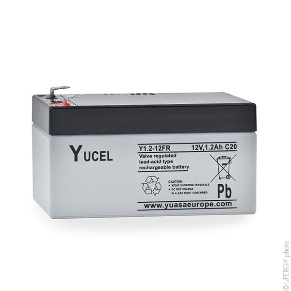 BATTERIE PLOMB AGM YUCEL Y1.2-12FR 12V 1.2AH F4.8_0