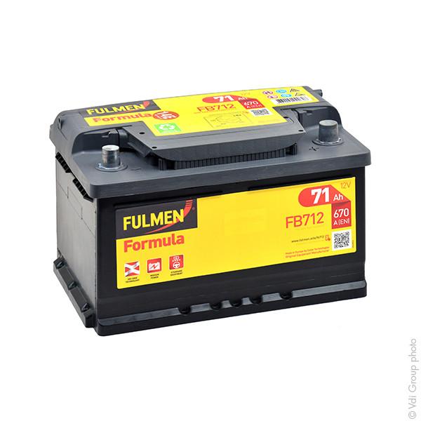 BATTERIE VOITURE FULMEN FORMULA FB712 12V 71AH 670A_0