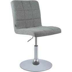 CLP Chaise de salle à manger Ricky en tissu Gris - gris textile 152603008_0