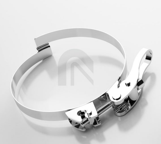 Collier spécial pour la fixation de tuyaux spiralés légers et lourds à droite -Master-Grip_0