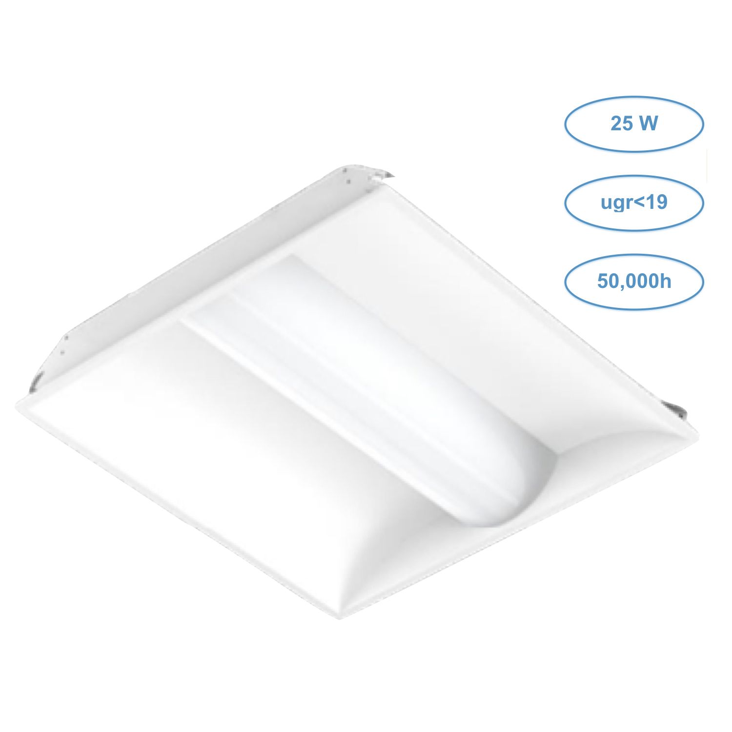 Dalle led eclairage indirect ugr <19 25w 2900lm 50,000h 595x595mm_0