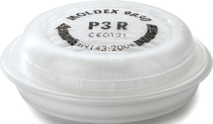 Filtre à particules 903001 EN143:2000+A1:2006 P3 R - Compatible demi-masque série 7000 et masque complet série 9000 MOLDEX_0