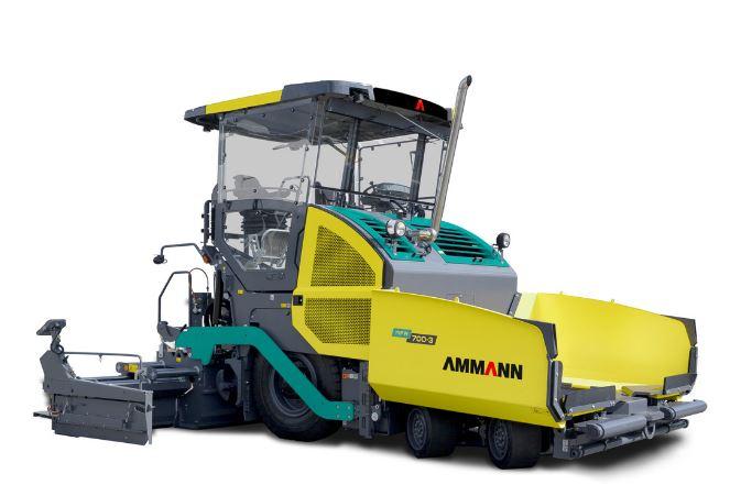 Finisseur à fort niveau de compactage - entraînement six roues Ammann AFW 700-3 avec moteur puissant_0