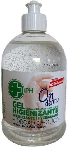 GEL HYDRO-ALCOOLIQUE POUR LA DÉSINFECTION DES MAINS - 70% ETHANOL - FLACON DE 500ML -_0