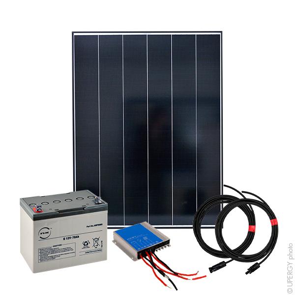 KIT SOLAIRE AUTONOME M 12V 150WC (250WH/JOUR EN MOYENNE)_0