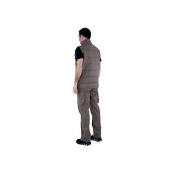 Lafont - Pantalon de travail sans poches genoux CHINOOK Marron Taille L - L marron 3609705927437_0