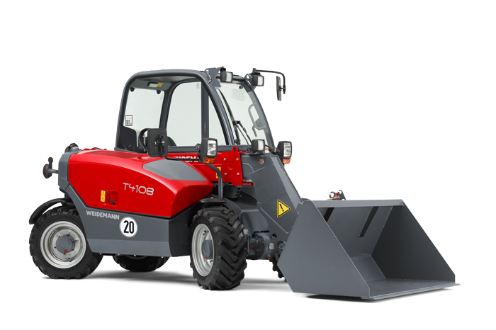 Mini-chargeuse télescopique compacte 2.27t - Weidemann T4108 - Hauteur de levage et stabilité_0