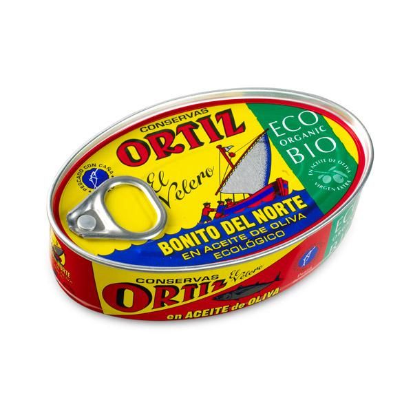 ORTIZ THON BLANC GERMON HUILE OLIVE BIO 112GR PRODUITS DE LA MER