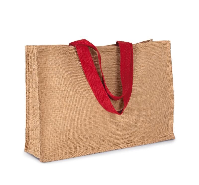 Sac shopping XL - Réf: KI0743 - 100% jute - Marque: Kimood_0