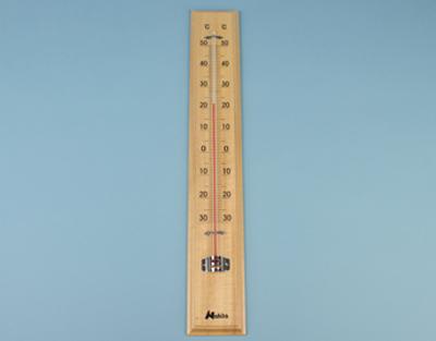 Thermomètre temp. Ambiante en bois, 420 mm - Ref.: KJM004_0
