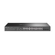TP-Link Omada SG3428XPP-M2 commutateur réseau Géré L2+ 2.5G Ethernet (100/1000/2500) Connexion Ethernet, supportant l'alimentation via ce port (PoE) 1U Noir_0