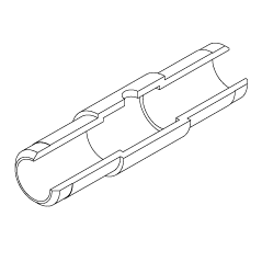 Tube en graphite universel volume augmenté à revêtement pyrolytique (10)_0