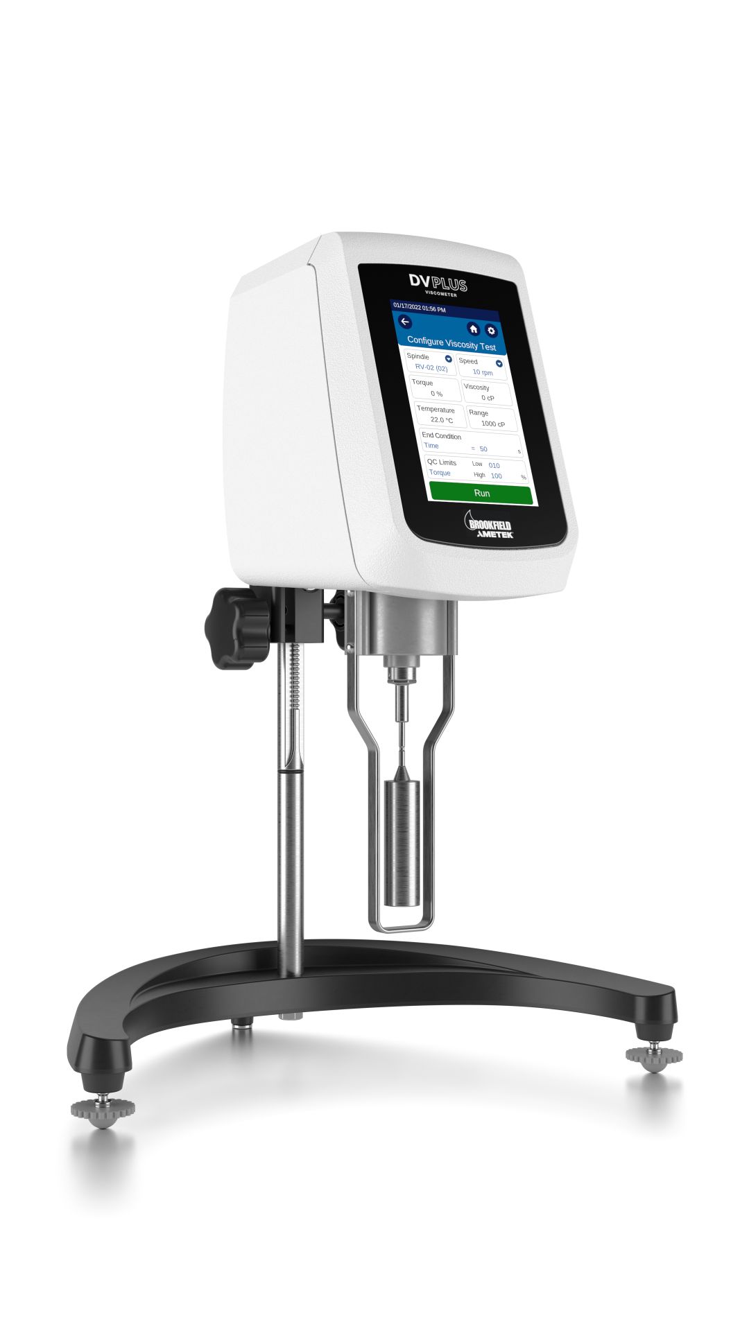 Viscosimètre AMETEK Brookfield DVPLUS - écran tactile 5 pouces, connectivité USB et Bluetooth_0