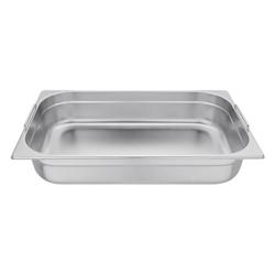 Vogue Bac Gastro Inox à Poignées GN 1/1   100 mm - blanc inox CB179_0