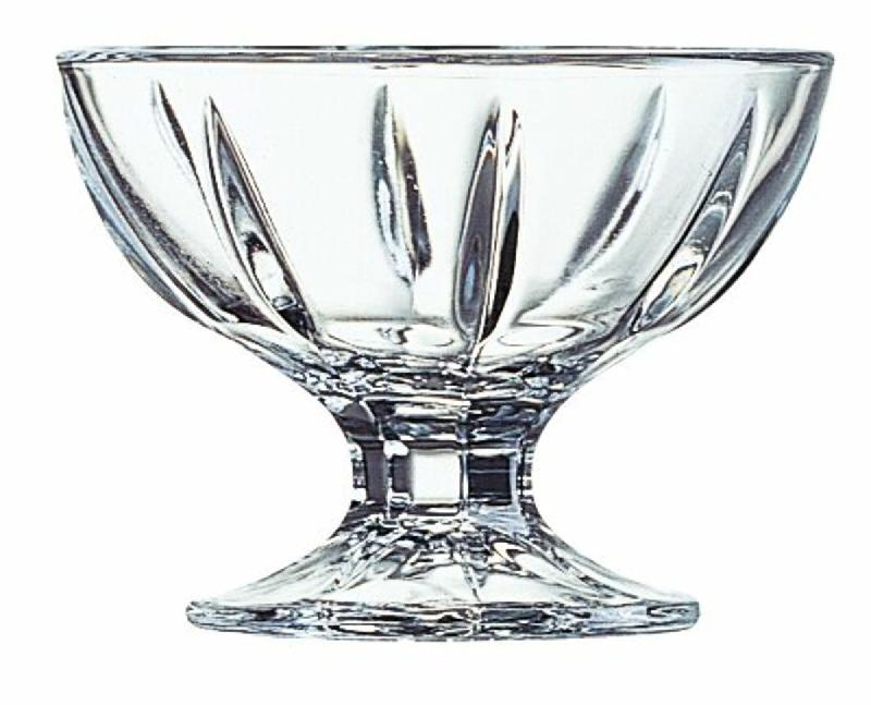 COUPE À GLACE ROND TRANSPARENT VERRE Ø 10,5 CM SEYCHELLES ARCOROC