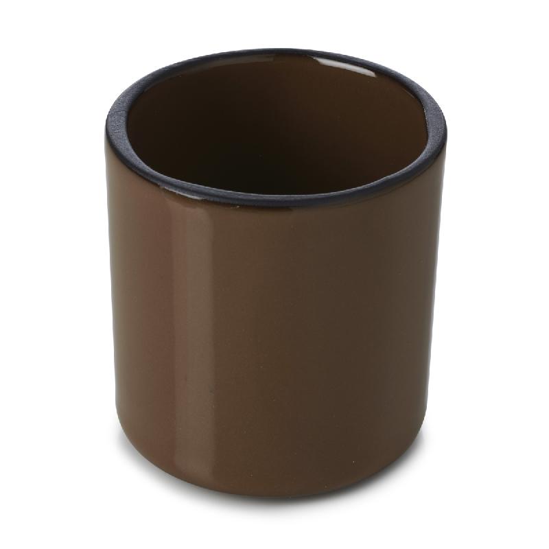GOBELET EXPRESSO ROND MARRON PORCELAINE 8 CL Ø 5,8 CM CARACTERE REVOL
