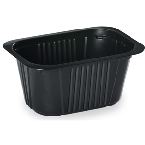 1600 BARQUETTES SCELLABLES JETABLES PLASTIQUE NOIRS 500 ML